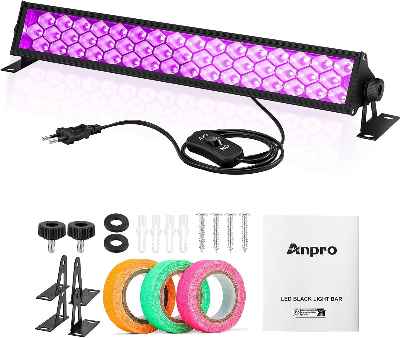 Luz ultravioleta LED Anpro 72W