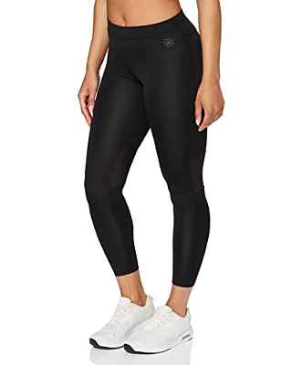 Marca Amazon - AURIQUE Leggings Deporte Petite Mujer, Negro (Black), 40, Label:M