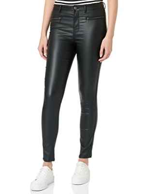 Marca Amazon - find. Pantalones Mujer, Negro, 48, Label: 3XL