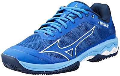 Mizuno Wave Exceed Light CC, Zapatillas de Tenis Hombre, Trueblue/White/DressBlues, 40 EU