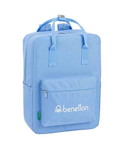 Mochila con asas Benetton Light Blue 