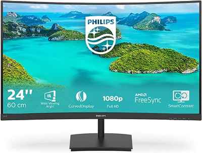 Monitor curvo Philips de 24"