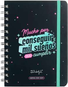 Mr. Wonderful, Agenda Pequeña Semanal 2023-2024, Mucho por Conseguir y Mil Sueños que Cumplir