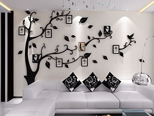 Mural de pared con hojas 