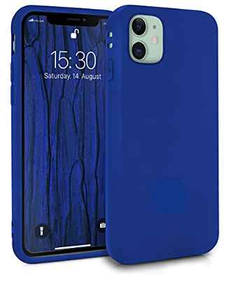MyGadget Funda para Apple iPhone 11 en Silicona TPU - Carcasa Slim & Flexible - Case Resistente Antigolpes y Anti choques - Ultra Protectora - Azul Rey