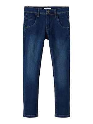 NAME IT Nittax Slim/XSL Dnm Pant Nmt Noos Vaqueros, Azul (Dark Blue Denim Dark Blue Denim), 176 cm para Niños