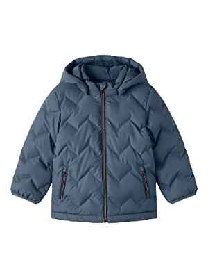 NAME IT Nmmmarl-Chaqueta para Campamento, China Blue, 18 Meses para Bebés