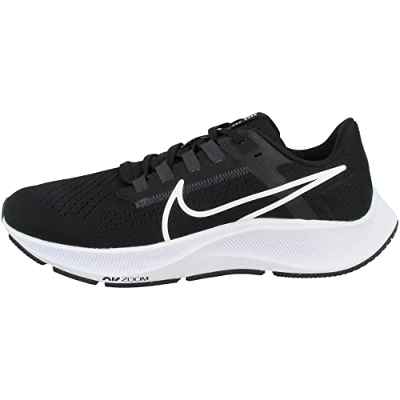 Nike Air Zoom Pegasus 38, Zapatillas de Correr Mujer, Multicolor (Black/White-Anthracite-Volt), 39 EU
