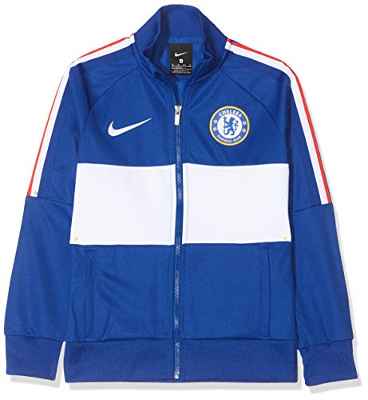 Nike CFC Y Nk I96 Jkt Sport Jacket, Unisex niños, Rush Blue/White/(White) (no Sponsor-plyr), L
