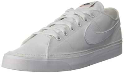 Nike Court Legacy Cnvs, Zapatillas de Gimnasio Mujer, White White Summit White, 36.5 EU