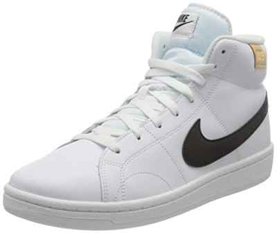Nike Court Royale 2 Mid, Sneaker Hombre, White/Black-White Onyx, 44.5 EU