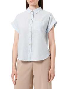 Oferta: Springfield Camisa Manga Corta Lino Algodón Mujer