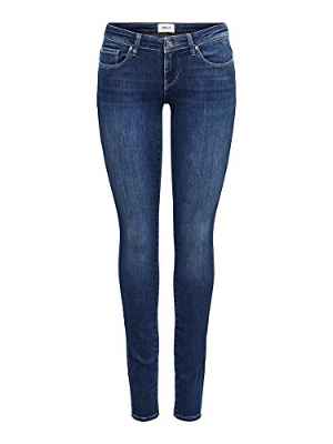 ONLY Mujer Onlcoral Life SL Skinny Rea285 Noos Vaqueros, Denim Azul Oscuro, 31W / 32L