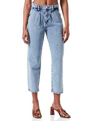 Only ONLHAVANA HW Carrot CRP DNM DOT357 Noos Jeans, Medium Blue Denim, 27/34 De Las Mujeres