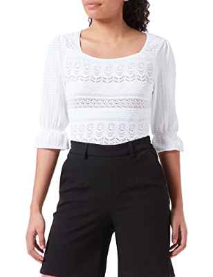 Only ONLMALIA 2/4 Square Pullover KNT Noos Camiseta sin Mangas, Cloud Dancer, XL De Las Mujeres