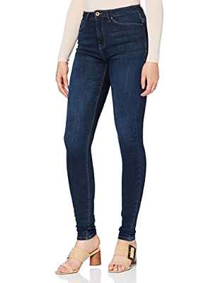 Only Onlpaola HW SK Dnm Jeans Azgz878 Noos Vaqueros Skinny, Azul (Dark Blue Denim), W31/L34 (Talla del Fabricante: Large) para Mujer