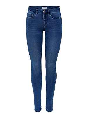 Only onlROYAL REG SKINNY JEANS PIM504 NOOS - Vaqueros Mujer, Azul (Medium Blue Denim), XL (34)