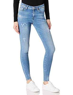 Only ONLSHAPE Life REG SK DEST ITA538 Noos Jeans, Medio De Mezclilla Azul, 29W x 30L para Mujer