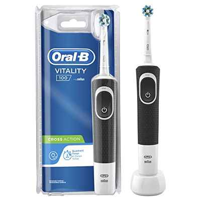 Oral-B Vitality 100 CrossAction - Cepillo Eléctrico, Negro