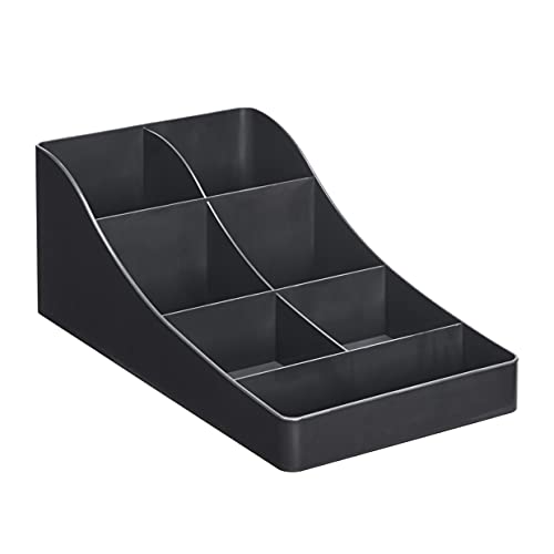 Organizador de accesorios de café u oficina con 7 compartimentos