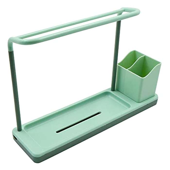 Organizador para fregadero con toallero 