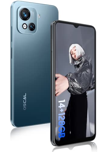 OSCAL Móvil (8GB+128GB), C80 Android de 6.5"