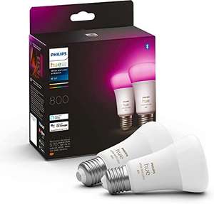 Pack 2 Philips Hue - Bombilla LED Inteligente