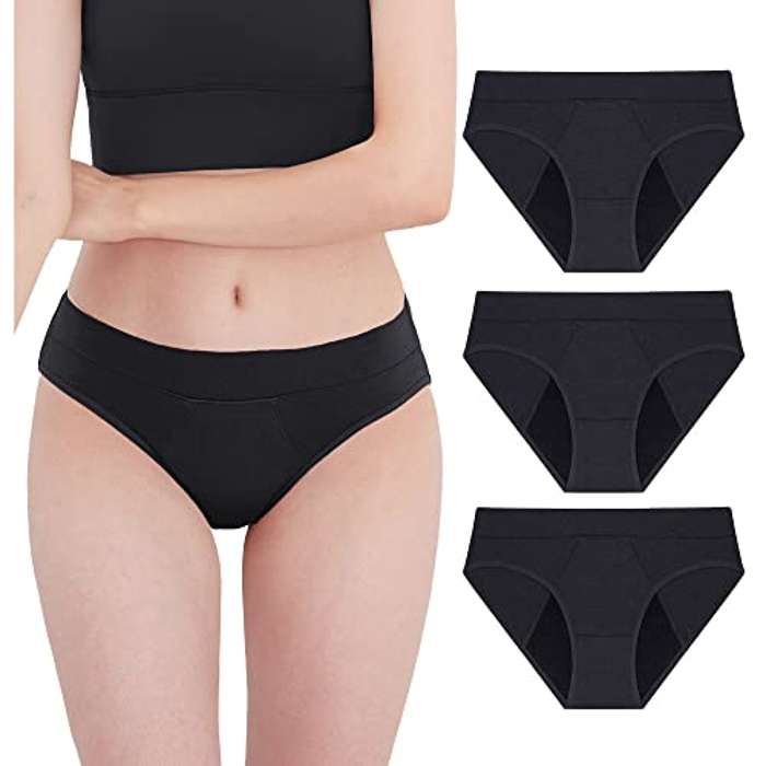 Pack 3 Bragas Menstruales Flujo Abundante 
