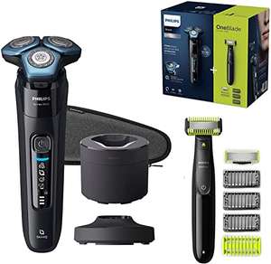 Pack Afeitadora Philips Serie 7000 con funda, base de carga y One Blade