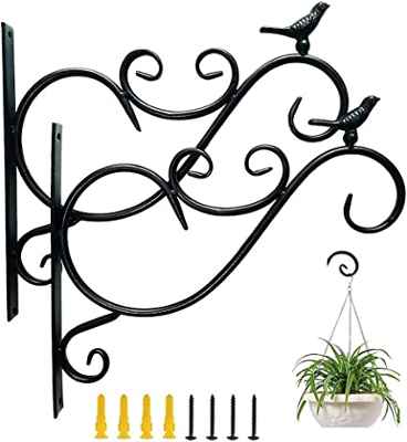 Pack de 2 soportes de pared Cabadei para plantas colgantes