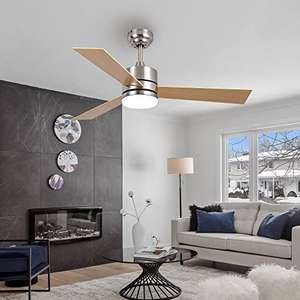 Parrot Uncle Ventiladores de techo con luces y control remoto