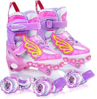 Patines 4 ruedas con luz talla 36-39