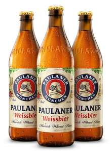 Paulaner Hefe Weissbier Cerveza Trigo Alemana Pack Botella, 20 x 50cl