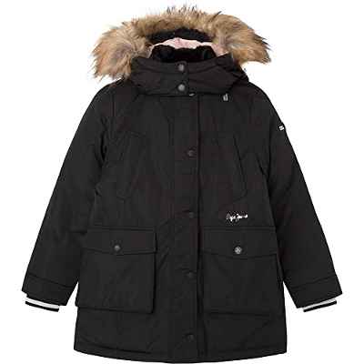Pepe Jeans Aspen Chaquetas, Negro (Black), 6 Años para Niñas