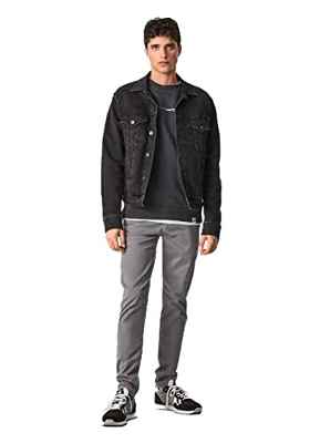Pepe Jeans Charly Pantalones, Gris (905 Light Grey), 40W / 32L para Hombre