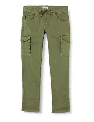 Pepe Jeans Chase Cargo Pantalones, Verde (Vineyard Green), 4 Años para Niños