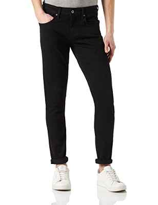 Pepe Jeans FINSBURY, Pantalones para Hombre, Negro (000DENIM XE5), 28W/32L