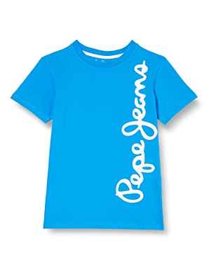 Pepe Jeans Waldo Short Camiseta, 552regal Azul, 10 Años para Niños