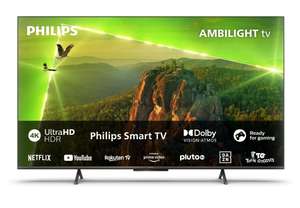 Philips 4K LED Smart Ambilight TV|PUS8118|43 Pulgadas|UHD 4K TV|60 Hz|P5 Picture Engine|HDR10+|Smart TV|Dolby Atmos
