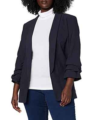 PIECES Pcboss 3/4 Blazer Noos, Azul Oscuro, XL para Mujer