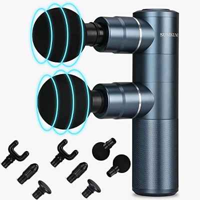 Pistola de masaje muscular doble Sumkumy 