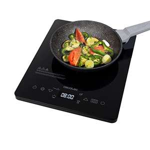 Placa de induccion portátil Full Crystal OnyxCecotec