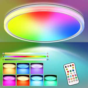 Plafon LED Techo Regulable 24W, 3000-6500K, RGB