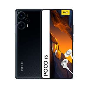 POCO F5 5G - 12+256GB, 6.67” 120Hz FHD+ POLED, Snapdragon 7+ Gen 2, Triple Camara 64M, 5000mAh, NFC, Negro (Versión ES + 3 años de garantía)