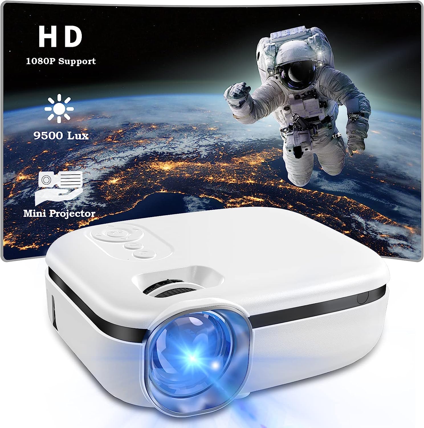 Proyector Funflix 9500 Lúmenes FullHD