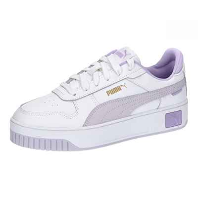 PUMA Carina Street, Botas de fútbol Mujer, Multicolor White Spring Lavender Gold, 37.5 EU