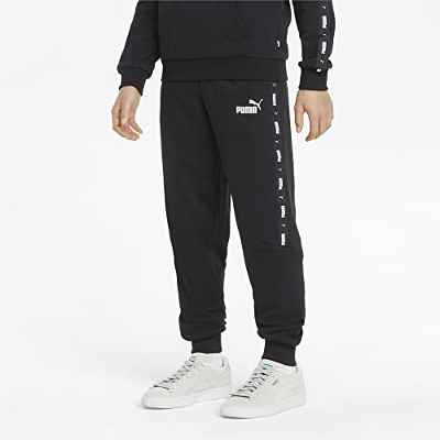 PUMA ESS+ Tape Sweatpants FL cl B Pantalón de chándal, Unisex, Black, 6 años/116