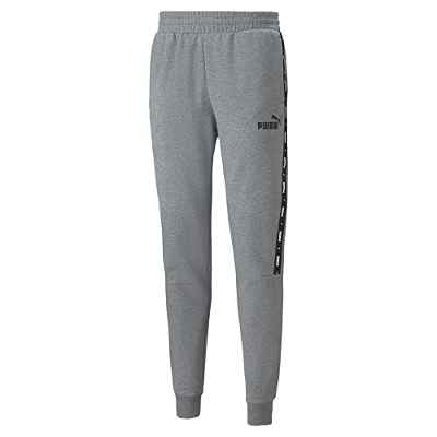 PUMA ESS+ Tape Sweatpants FL cl Pantalón de chándal, Hombre, Medium Gray Heather, XXL