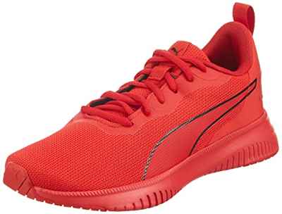 PUMA Flyer Flex Jr, Zapatillas, Unisex niños, Rojo (High Risk Red/Puma Black), 37 EU