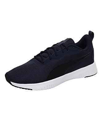 PUMA Flyer Flex Knit, Zapatillas para correr, Unisex adulto, Azul (Peacoat/Puma Black), 44 EU